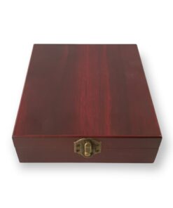 Alternative view of SET PARA VINO CAJA DE MADERA 4 PIEZAS