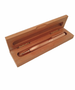 BOLÍGRAFO DE COBRE EN CAJA DE RAULI