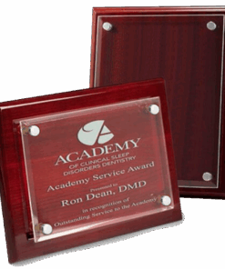 GALVANO BASE DE MADERA Y ACRÍLICO GRABADO LÁSER