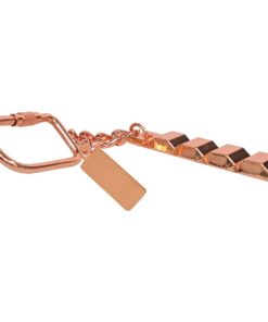 LLAVERO METÁLICO LINGOTE COBRIZADO CON MINI PLACA GRABADA