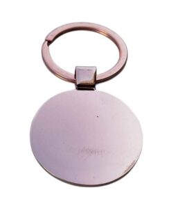 Alternative view of LLAVERO METAL COBRIZADO, CON LOGO EN COLOR DOME DE RESINA