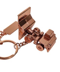 llavero camion minero 3d cobrizado abierto